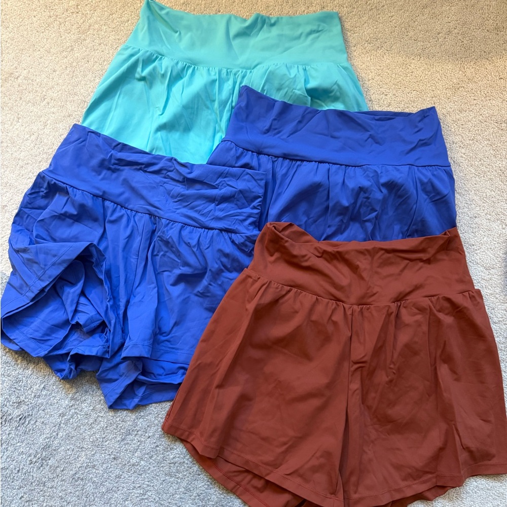 HALARA Blue Athletic Shorts